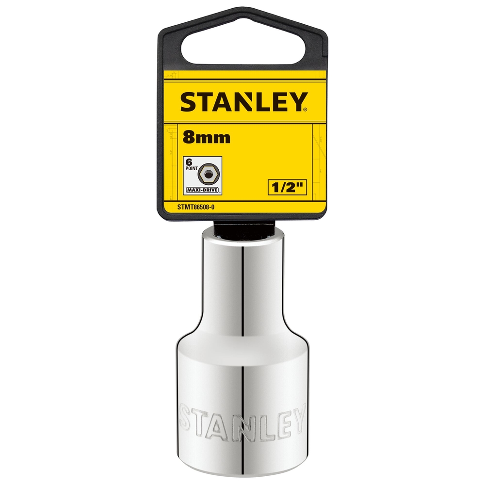 Douille 1/2’’ 6 pans 8 mm - STMT86508-0 - STANLEY