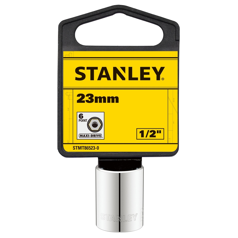 Douille 1/2’’ 6 pans 23 mm - STMT86523-0 - STANLEY