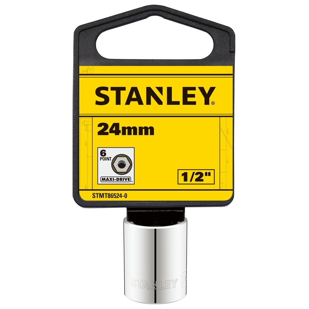 Douille 1/2’’ 6 pans 24 mm - STMT86524-0 - STANLEY