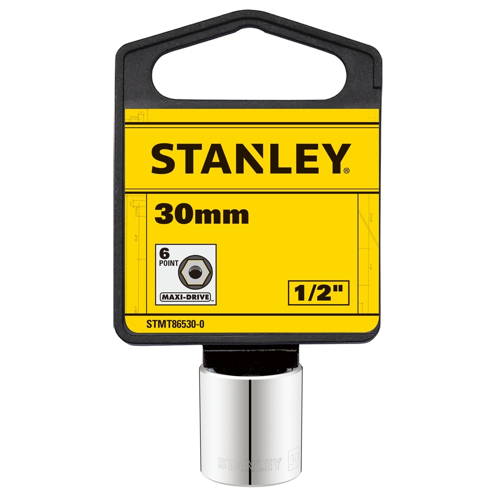Douille 1/2’’ 6 pans 30 mm - STMT86530-0 - STANLEY