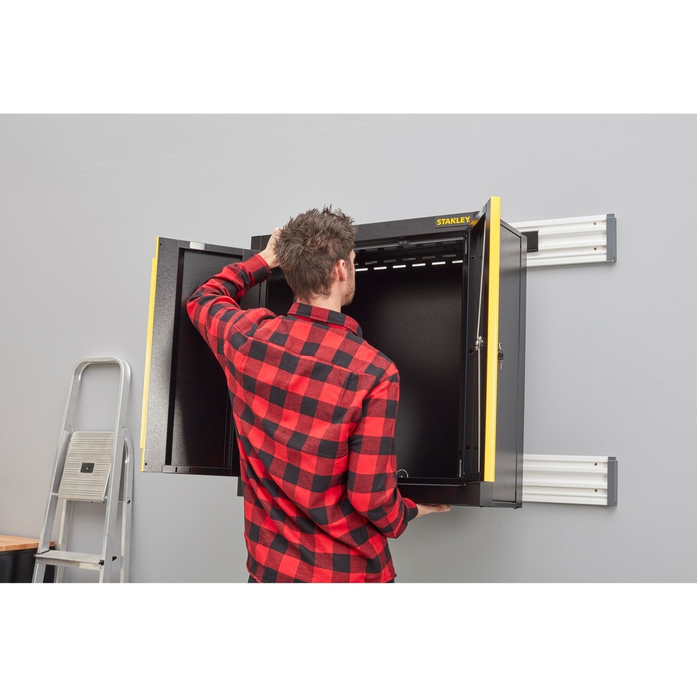 Armoire murale 2 portes facile à monter 76 cm - STST97598-1 - STANLEY