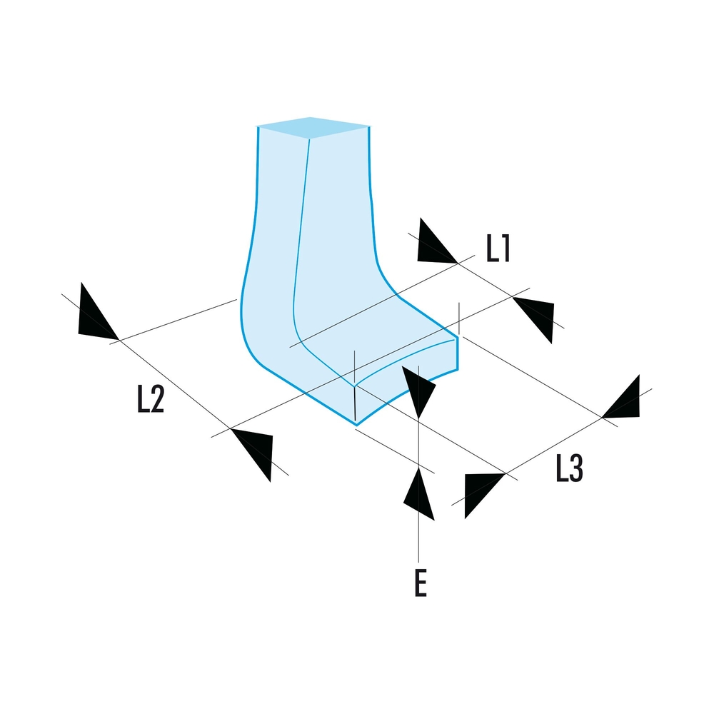 Griffe U.306 extérieure pour extracteurs de roulement U306 - FACOM - U.306G1
