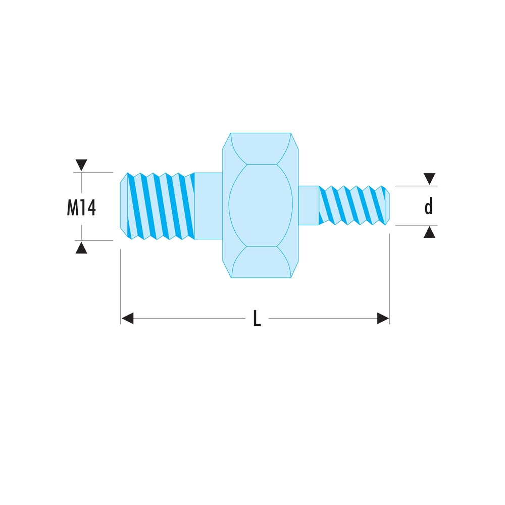 Embout fileté Ø8mm - FACOM - U.53E8