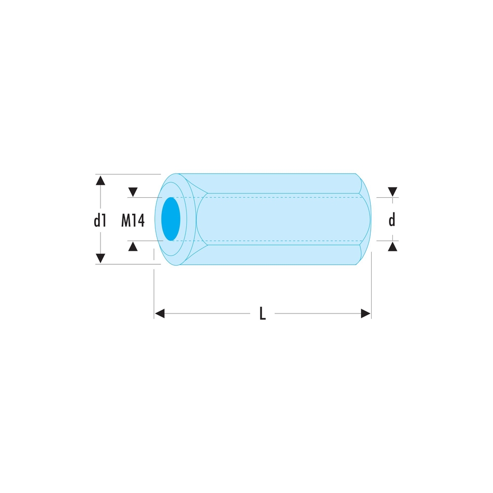 Adaptateur embout fileté Ø16mm - FACOM - U.53H2