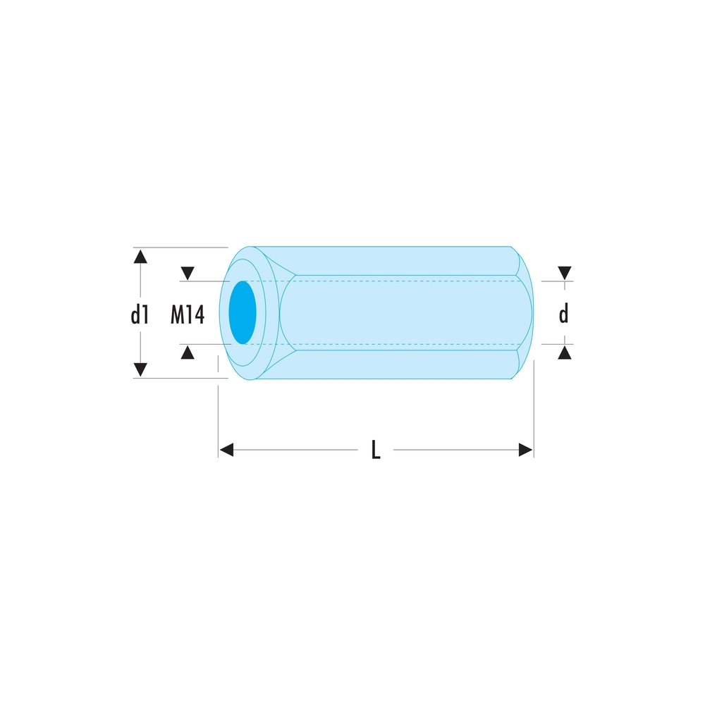 Adaptateur embout fileté Ø1/2' - FACOM - U.53H3