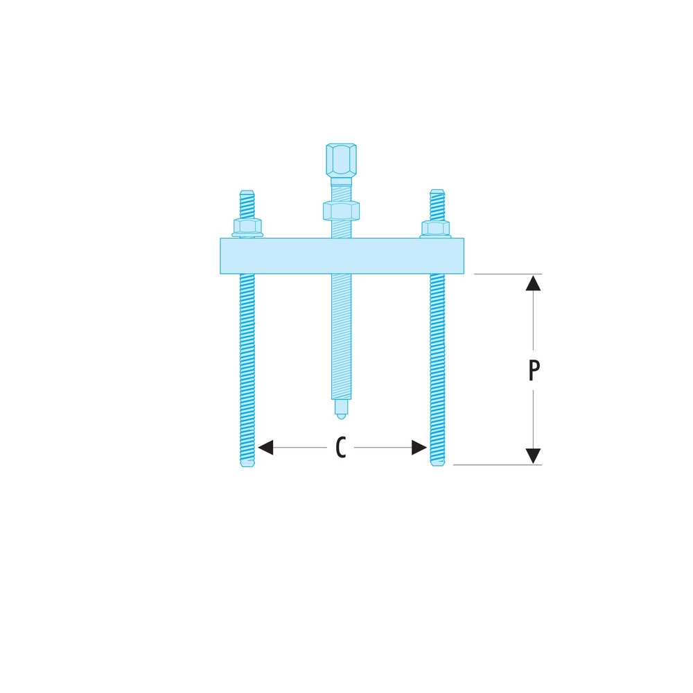 Potence taraudee 145 à 400mm - FACOM - U.53K4