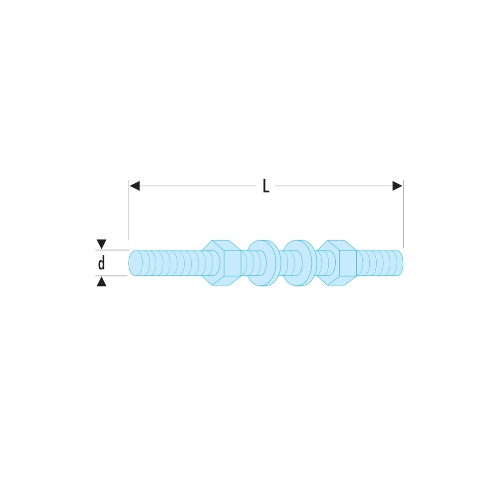2 tirant de rechange pour potence M22 x 2,5 - FACOM - U.53R4LA