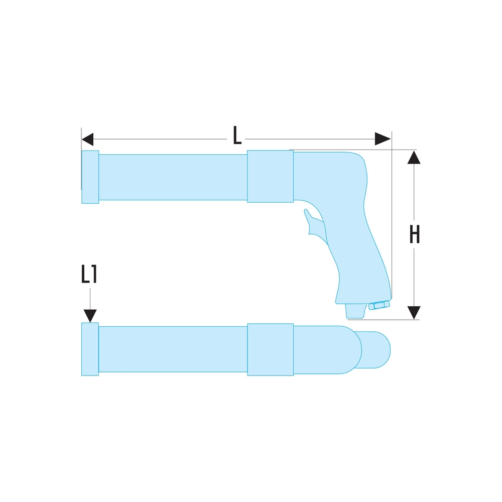 Pistolet à cartouche - FACOM - V.801F