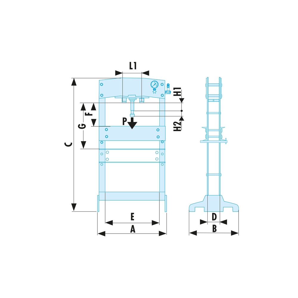 Presse pneumatique 30 tonnes - FACOM - W.430PN