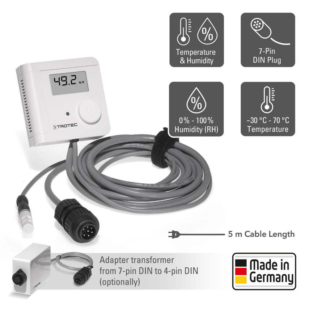 Thermohygrostat électronique HG 125 TROTEC - 6100002042