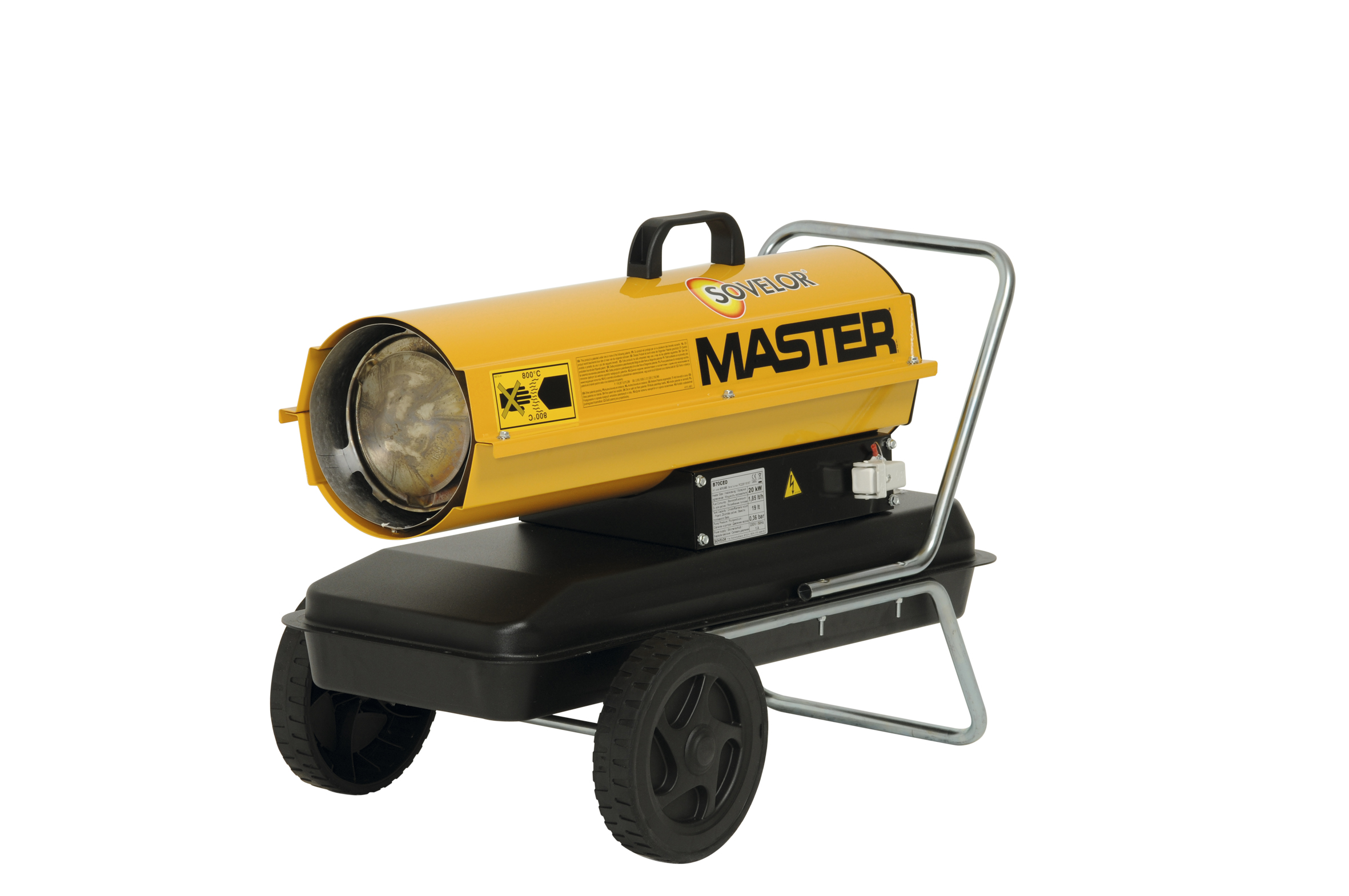 Chauffage Master SOVELOR air pulsé mobile au fuel combustion directe-B100