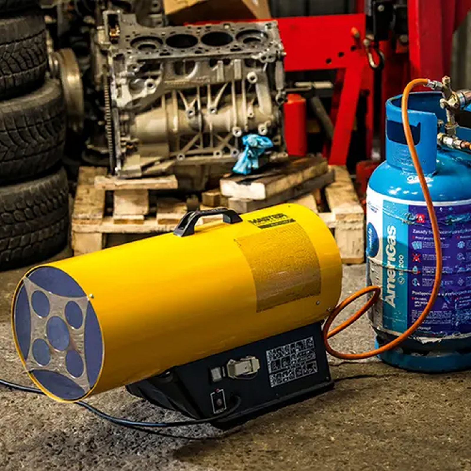 Chauffage mobile gaz propane air pulsé SOVELOR - BLP33M