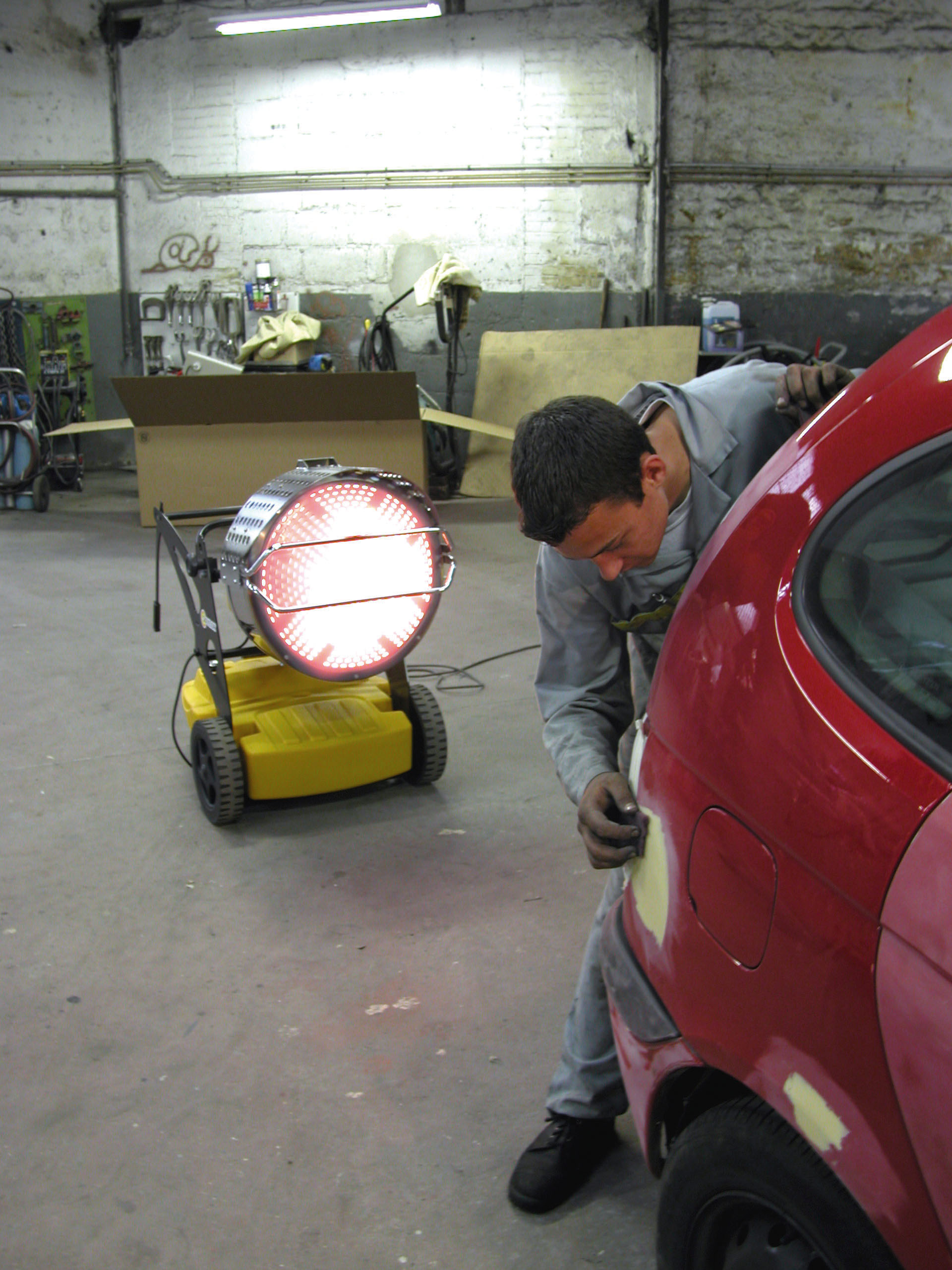 Chauffage radiant SOVELOR mobile à fuel à rayonnement infrarouge-FLASH-2