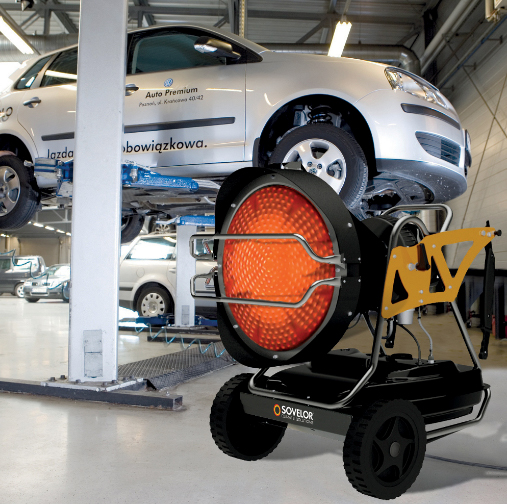 Chauffage SOVELOR mobile au fuel à rayonnement infrarouge à combustion directe-STARS