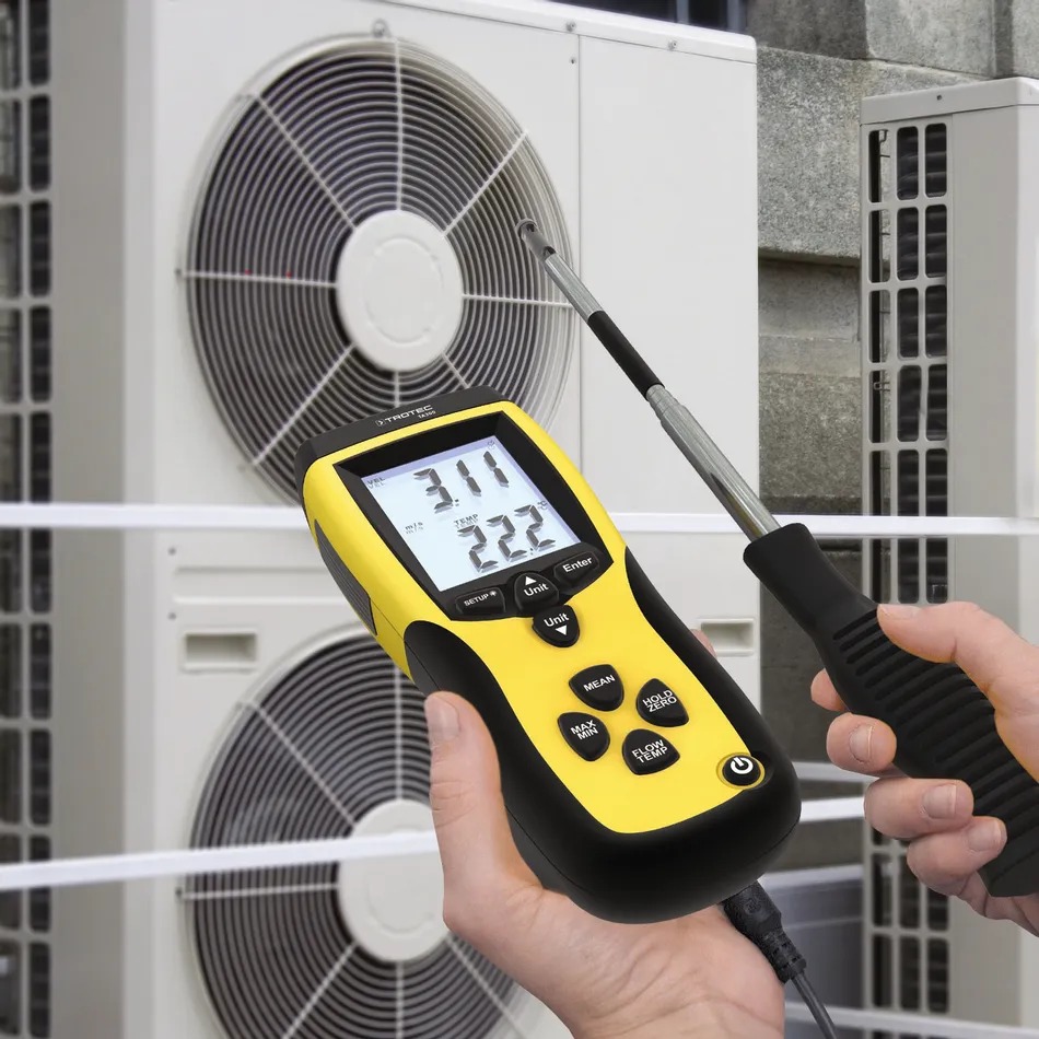 Anémomètre thermique à sonde rigide - TROTEC - TA300