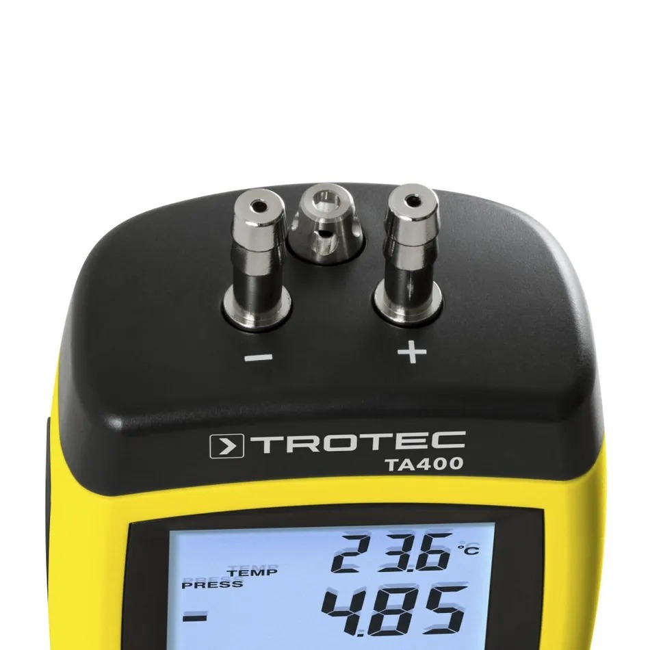 Anémomètre à tube de Pitot avec certificat d'étalonnage TROTEC - TA400