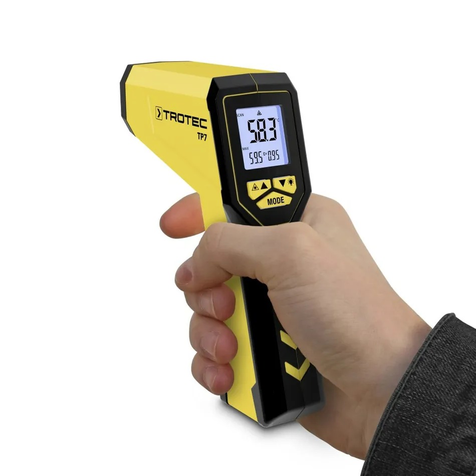 Thermomètre infrarouge / pyromètre à laser multipoints TROTEC - TP 7