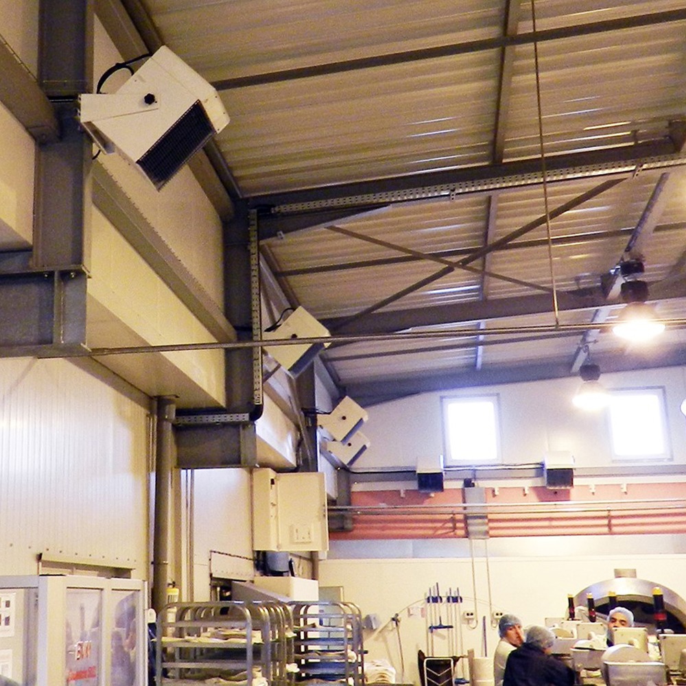 Chauffage électrique à air pulsé suspendu MASTER - DANTHERM SOVELOR - TR 9D