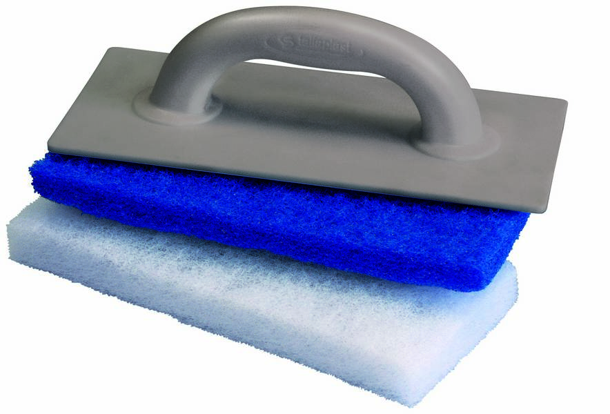 PLATOIR + 2 TAMPONS ABRASIFS 28X14X2,5CM TALIAPLAST - 302002