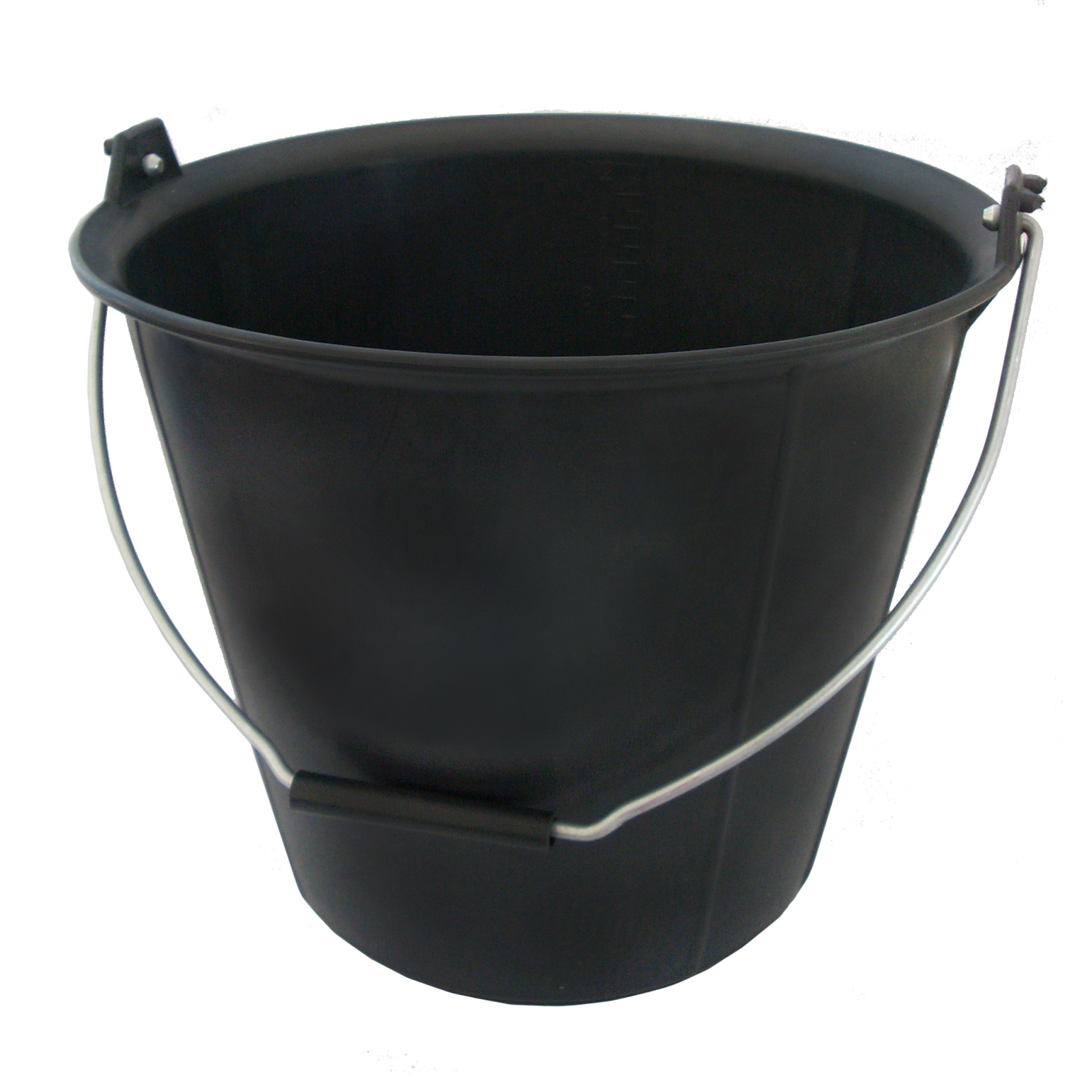 Seau PRO NOIR renforcé à ergots 13 litres anse Diam. 6.3 mm TALIAPLAST - 310107