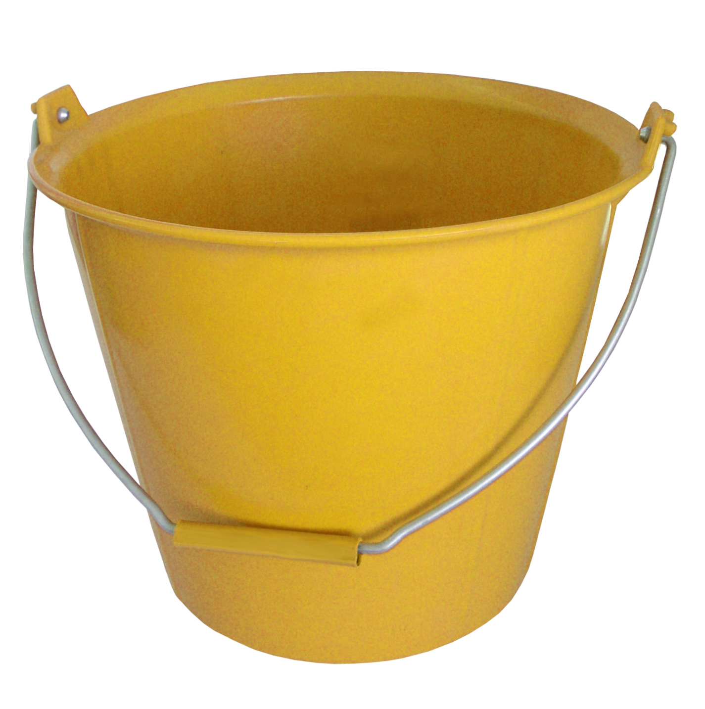 Seau PRO JAUNE renforcé à ergots 13 litres anse Diam. 6.3 mm TALIAPLAST - 310132