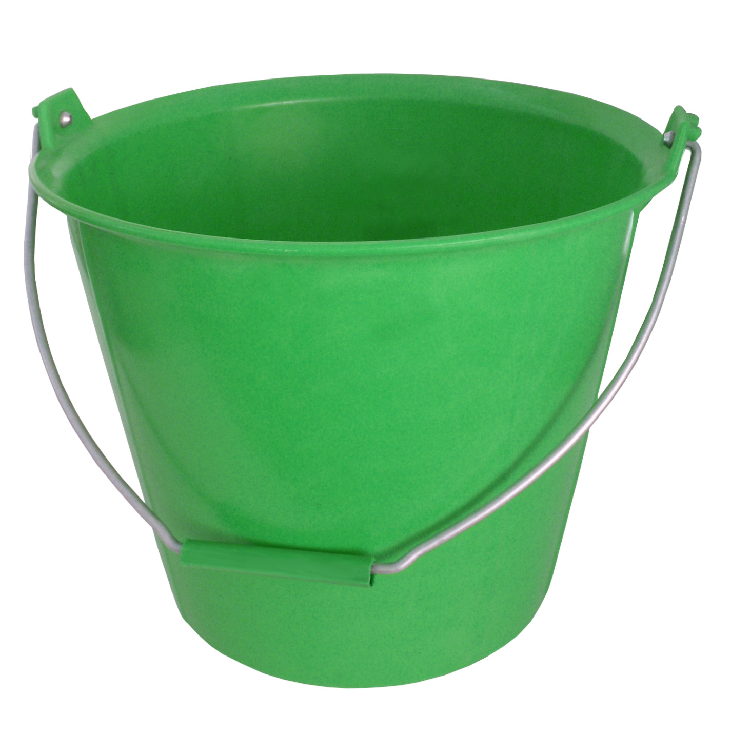 Seau PRO VERT renforcé à ergots 13 litres anse Diam. 6.3 mm TALIAPLAST - 310133