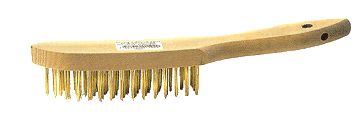 BROSSE TALIAPLAST METALLIQUE A MANCHE 4 RANGS INOX - 361106