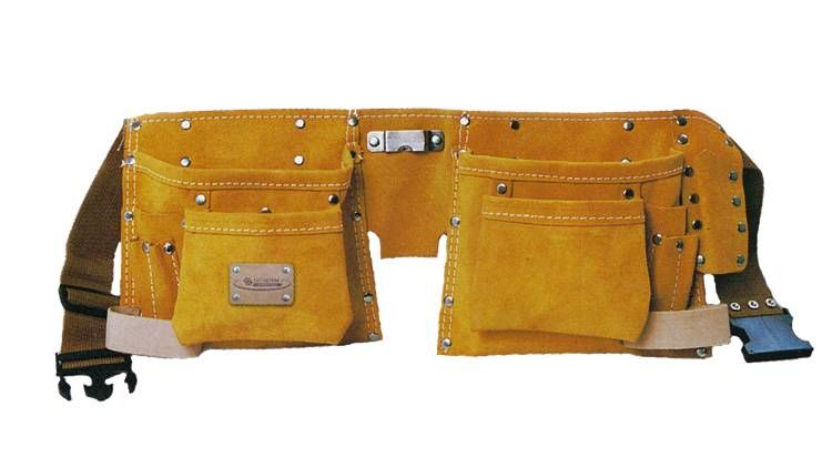 PORTE-OUTILS TALIAPLAST TABLIER 11 POCHES CUIR ET DAIM -371001