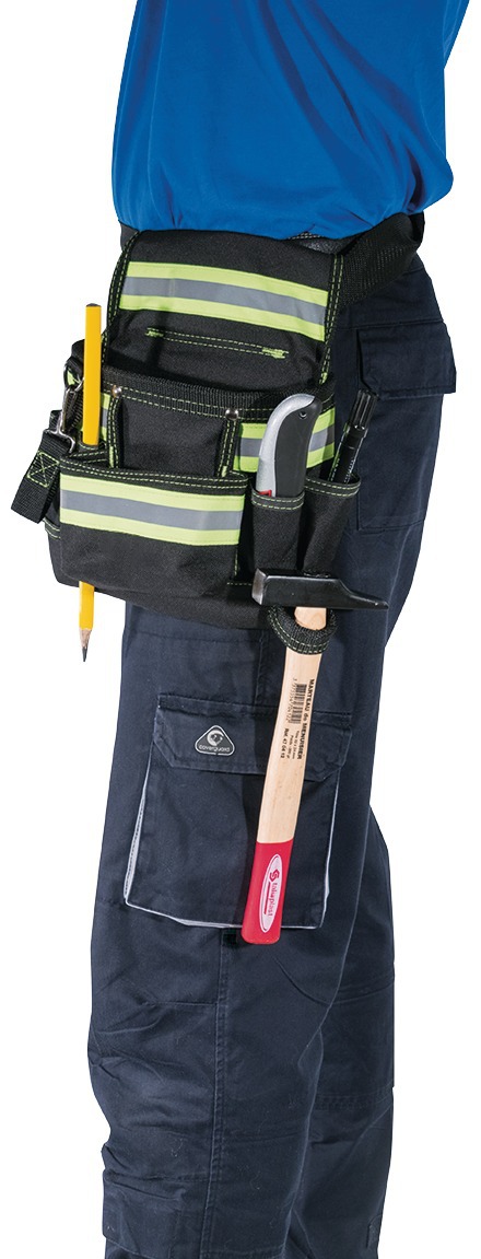 Porte-outils tablier 9 poches tissu bandes retro TALIAPLAST - 371012