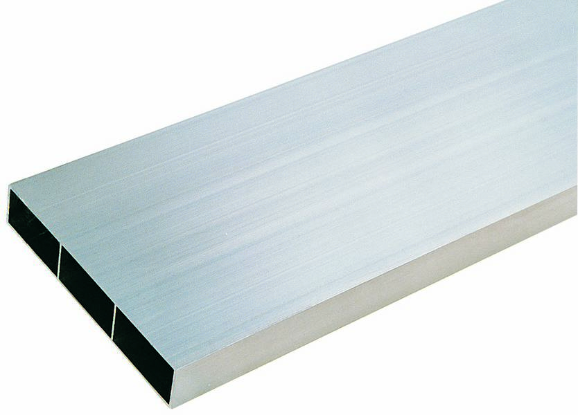 Regle aluminium rectangulaire 2 voiles /l 2,50m