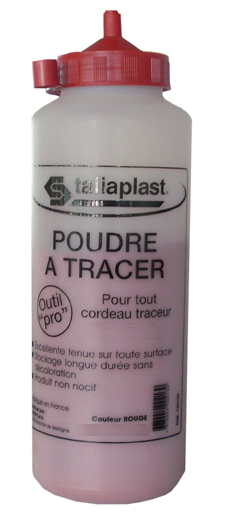 POUDRE À TRACER TALIAPLAST ROUGE 360 GR - 400414