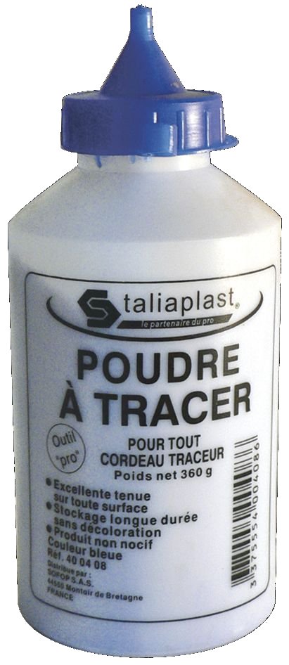 POUDRE ÀTRACER TALIAPLAST BLEU 140 GR - 400418