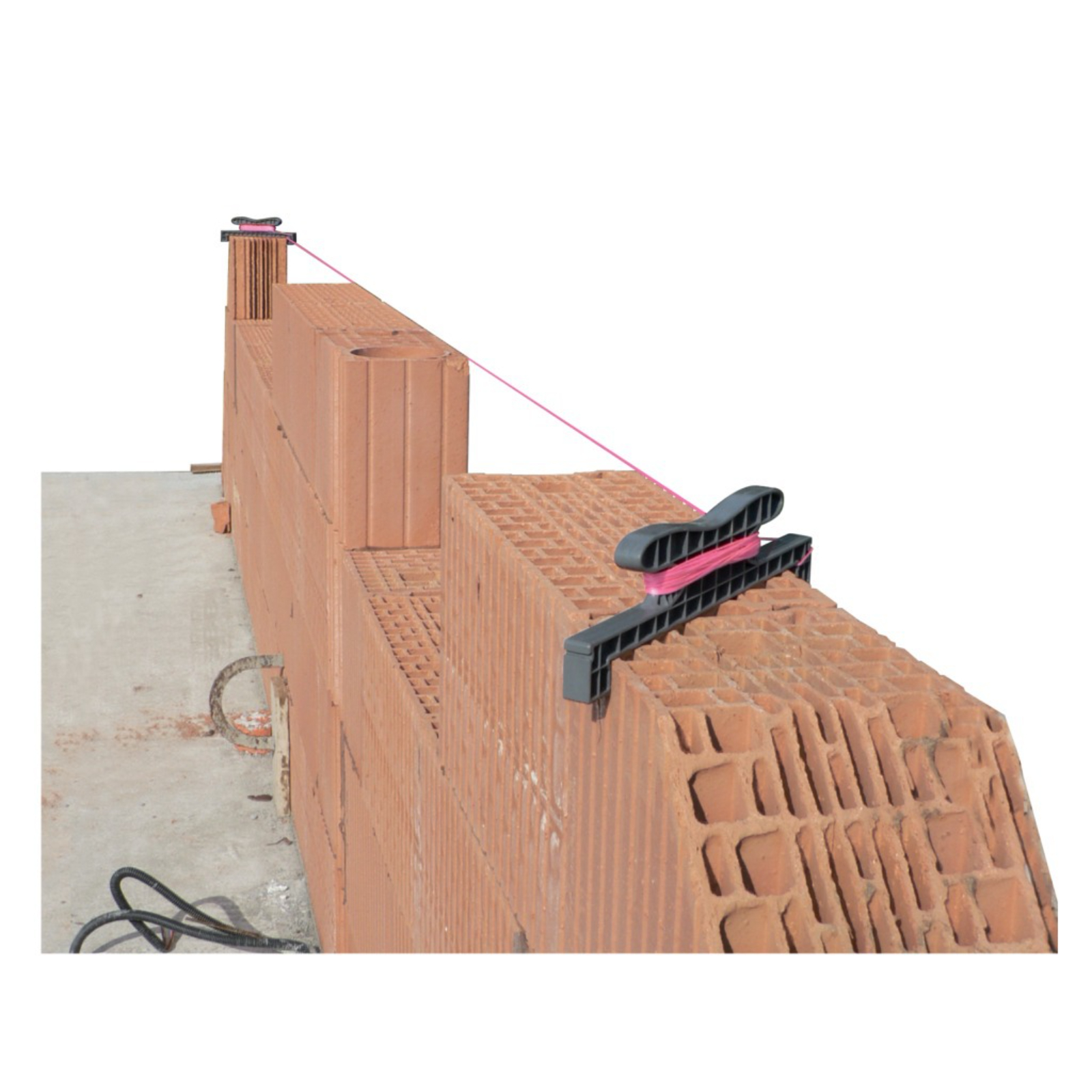 Kordo largeur 150mm avec drisse fluo rose 1,5mm x 20m TALIAPLAST - 400442