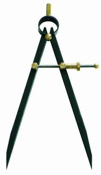 COMPAS A RESSORT A POINTES 200MM ACIER BRUNI TALIAPLAST - 402513
