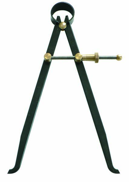 COMPAS A RESSORT INTERIEUR 200MM ACIER BRUNI TALIAPLAST - 402613