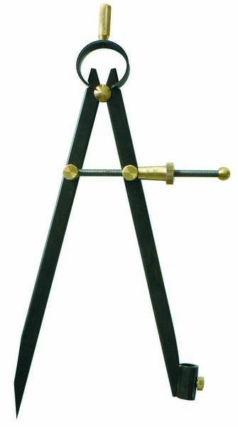 COMPAS A RESSORT PORTE-CRAYON 200MM ACIER BRUNI TALIAPLAST - 402813