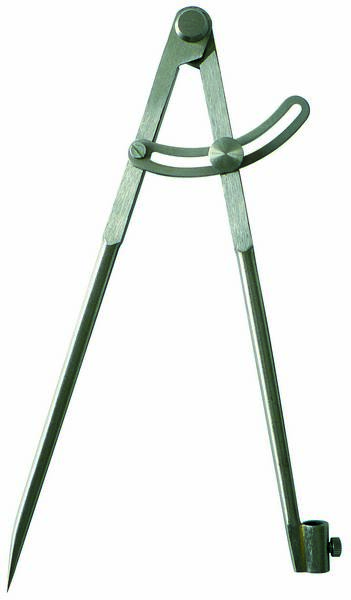 COMPAS A CHARNIERE PORTE-CRAYON 1/4 CERCLE 220MM POLI TALIAPLAST - 402832