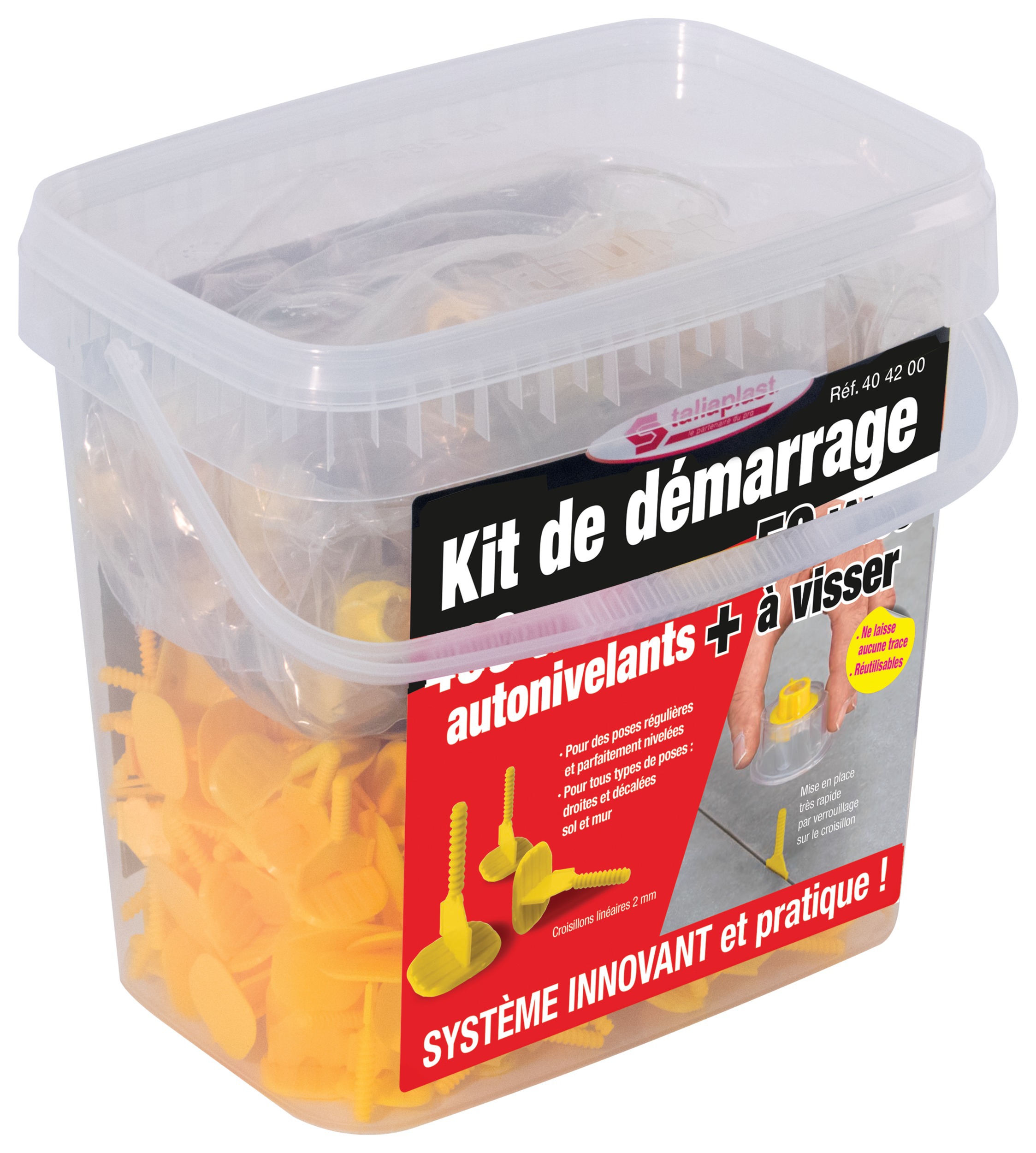 Croisillon lineaire 2mm et tete claire sac de 400 TALIAPLAST - 404200