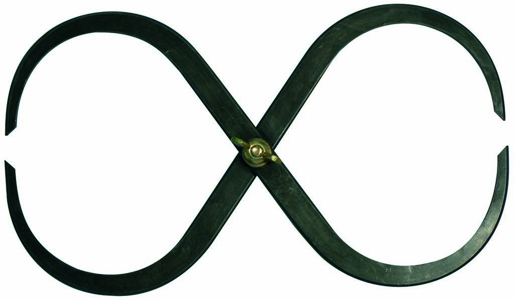 COMPAS GABARIT 200MM ACIER BRUNI TALIAPLAST - 406705