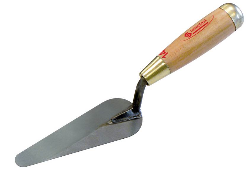 TRUELLE LANGUE DE CHAT SOUDEE 14CM MANCHE BOIS TALIAPLAST - 431001