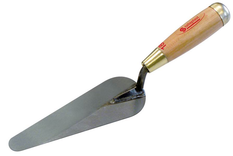 TRUELLE LANGUE DE CHAT SOUDEE 18CM MANCHE BOIS TALIAPLAST - 431003