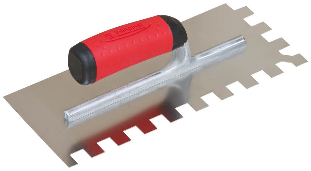 PLATOIR A COLLE INOX 28X12 MONTURE ALU DENTS 15X15MM TALIAPLAST - 440117