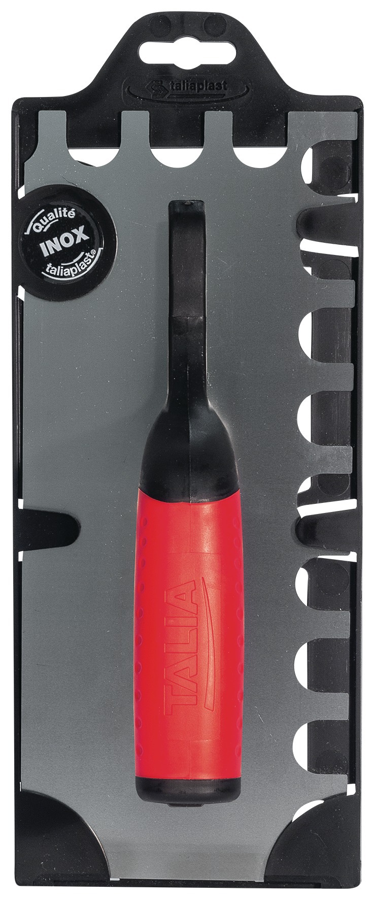 PLATOIR A COLLE INOX 28X12 MONTURE POLYAMIDE DEMI-LUNE 20X20MM TALIAPLAST - 440127