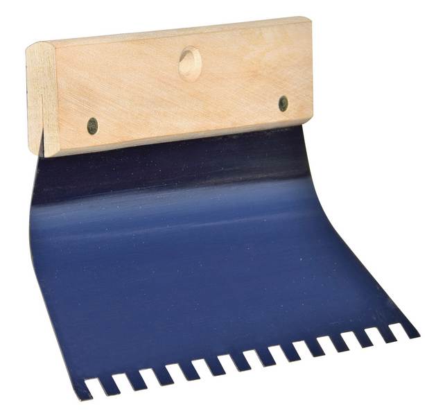 PEIGNE A COLLE LAME COURBE 21CM DENTS CARREES 8MM TALIAPLAST - 440522