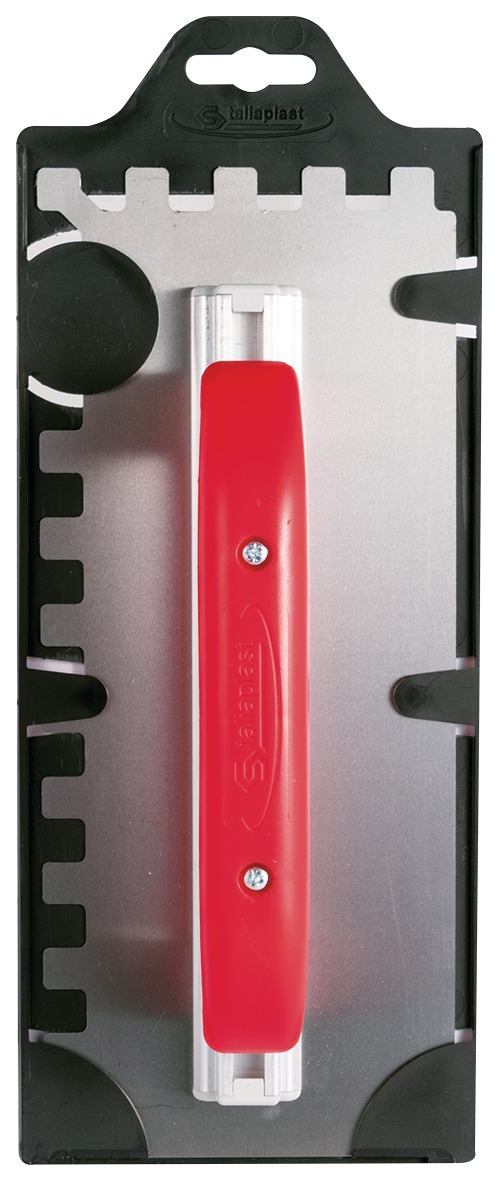 Platoir a colle inox 28x11 dents carrees 12mm TALIAPLAST - 441430