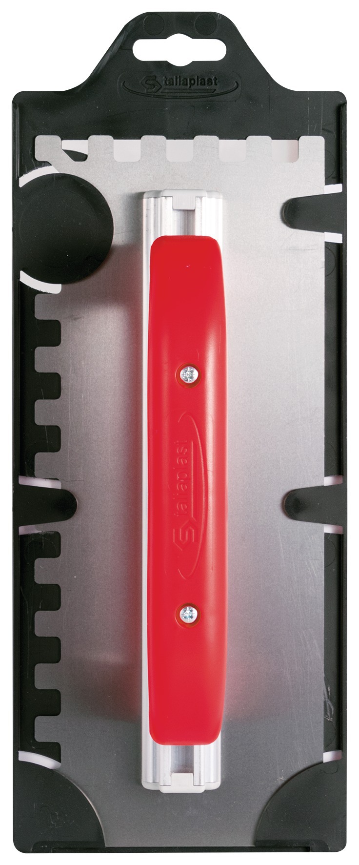 Platoir a colle inox 28x11 dents carrees 10mm TALIAPLAST - 441433