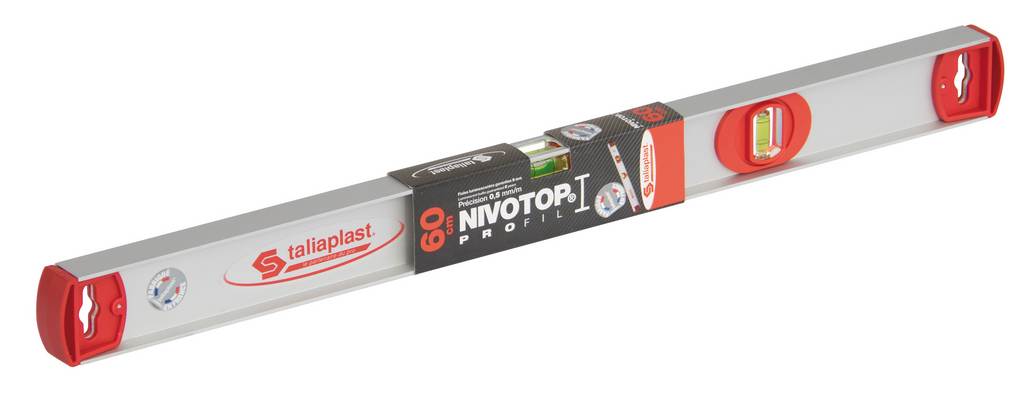 NIVEAU 'NIVOTOP' ALUMINIUM PROFIL I 60CM TALIAPLAST - 450411