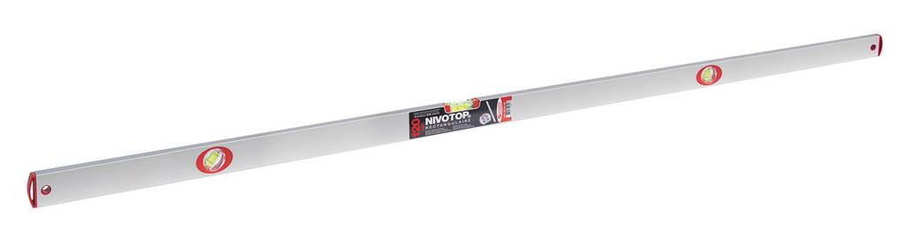 NIVEAU 'NIVOTOP' ALUMINIUM RECTANGULAIRE 3 FIOLES 120CM TALIAPLAST - 450606