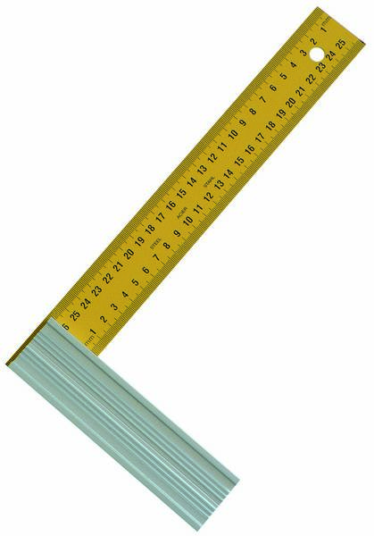 EQUERRE DROITE LAME ACIER TALON ALU 300MM TALIAPLAST - 460922