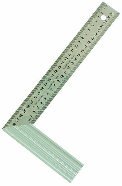 EQUERRE DROITE ET D'ONGLET LAME INOX TALON ALU 400MM TALIAPLAST - 460937